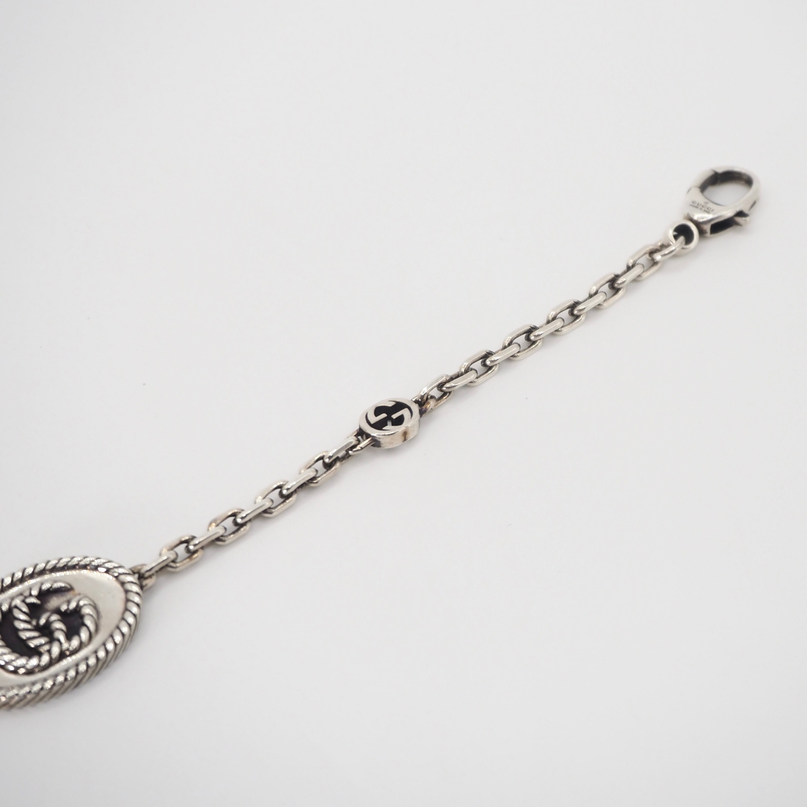GUCCI GG マーモント チェーン ブレスレット シルバー925 グッチ