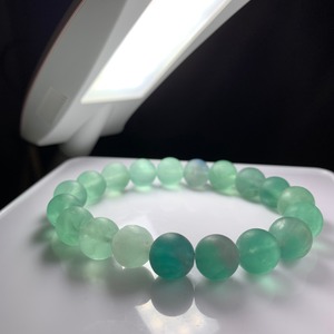 フロストフローライト・グリーンブレスレット