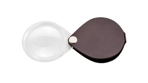 【数量限り】エッシェンバッハ ESCHENBACH 携帯用ルーペ クラシック&ヴィヴィッド 丸型 倍率3.5倍 ダークレッド 1740-150