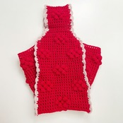 [Pattern] ポルカドットフラワーのワンハンドルバッグ