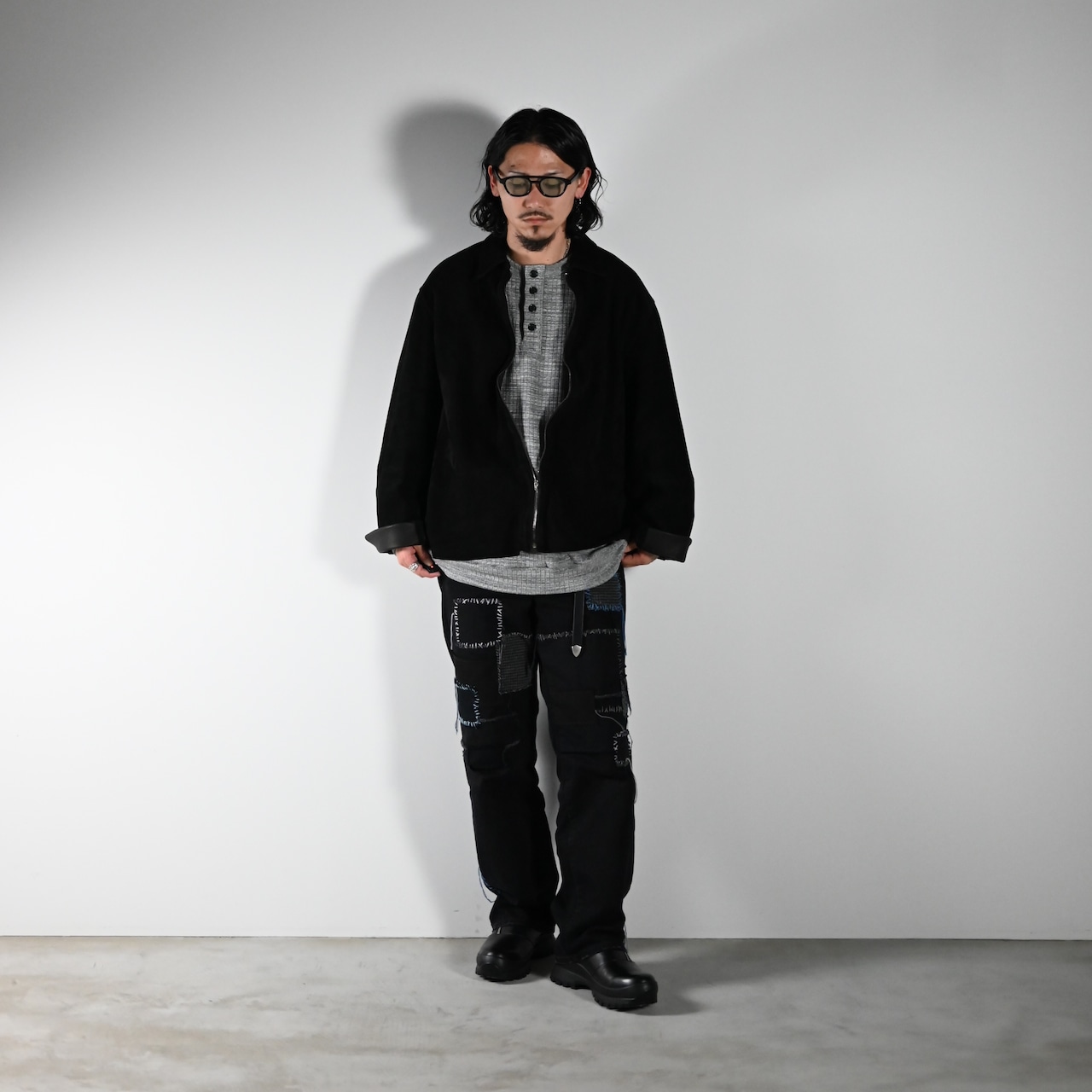 barbell object(バーベルオブジェクト)再入荷、leather jktコーディネート