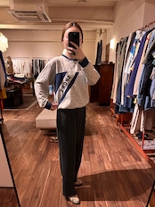 MARCONA ピンストライプスラックス