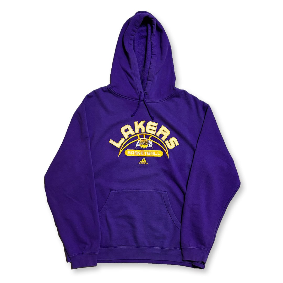 Los Angeles Lakers Patch Pullover Hoodie. adidas | am3:41 - NBA