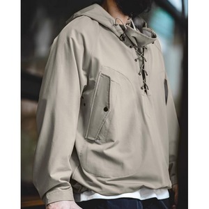 cross knot hooded jacket A0019