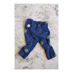 Simva Kids 524-0004-N/G ハリネズミ サルエルドット柄Pant