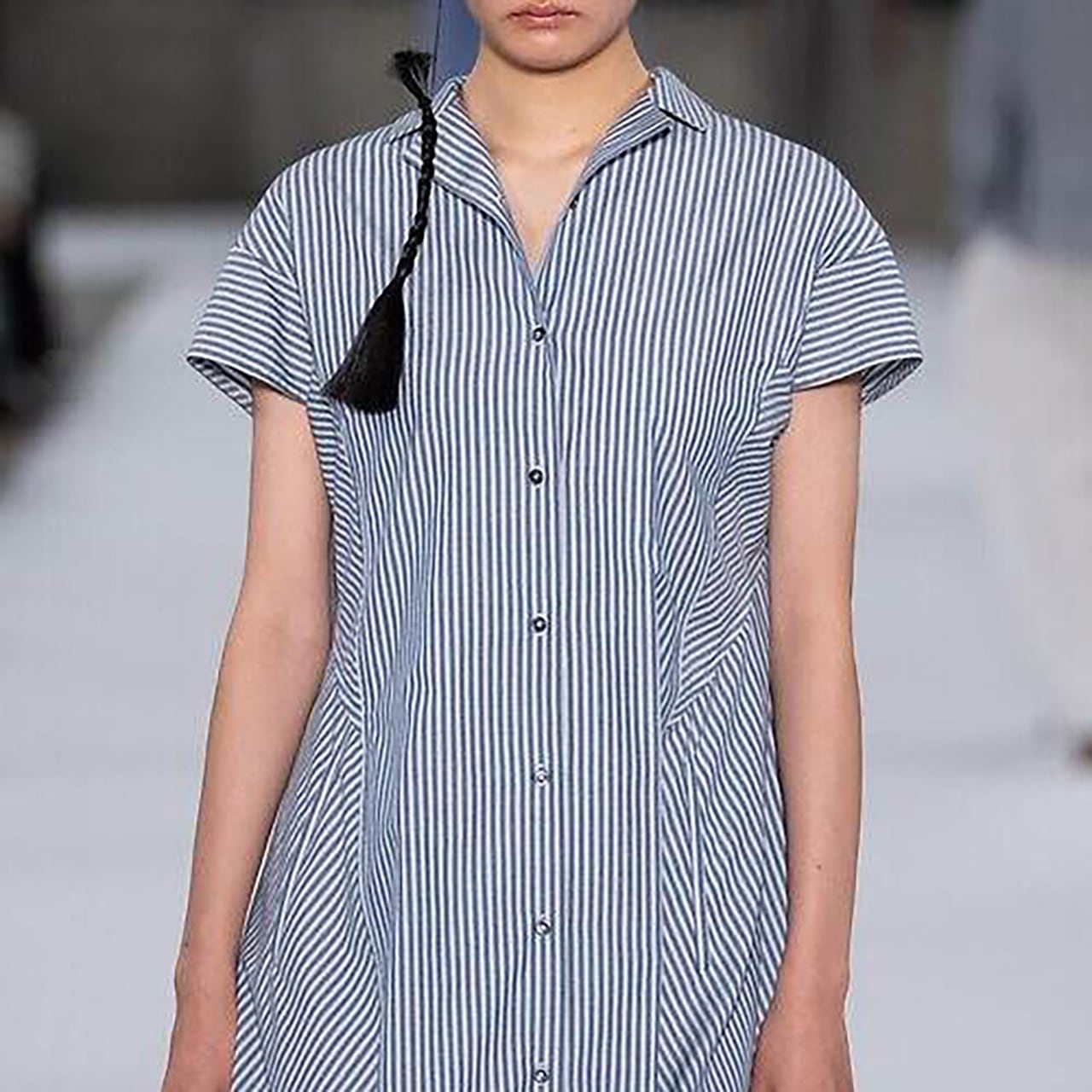SUPPORT SURFACE ロングシャツワンピース／スプリングコート support surface ストライプシャツワンピース | NAJA FIORE