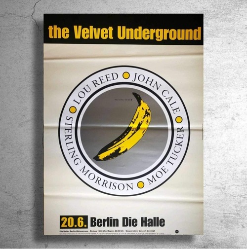 【希少品】『The Velvet Underground ヴェルヴェット・アンダーグラウンド』1993年ドイツでのラストツアー告知ポスター