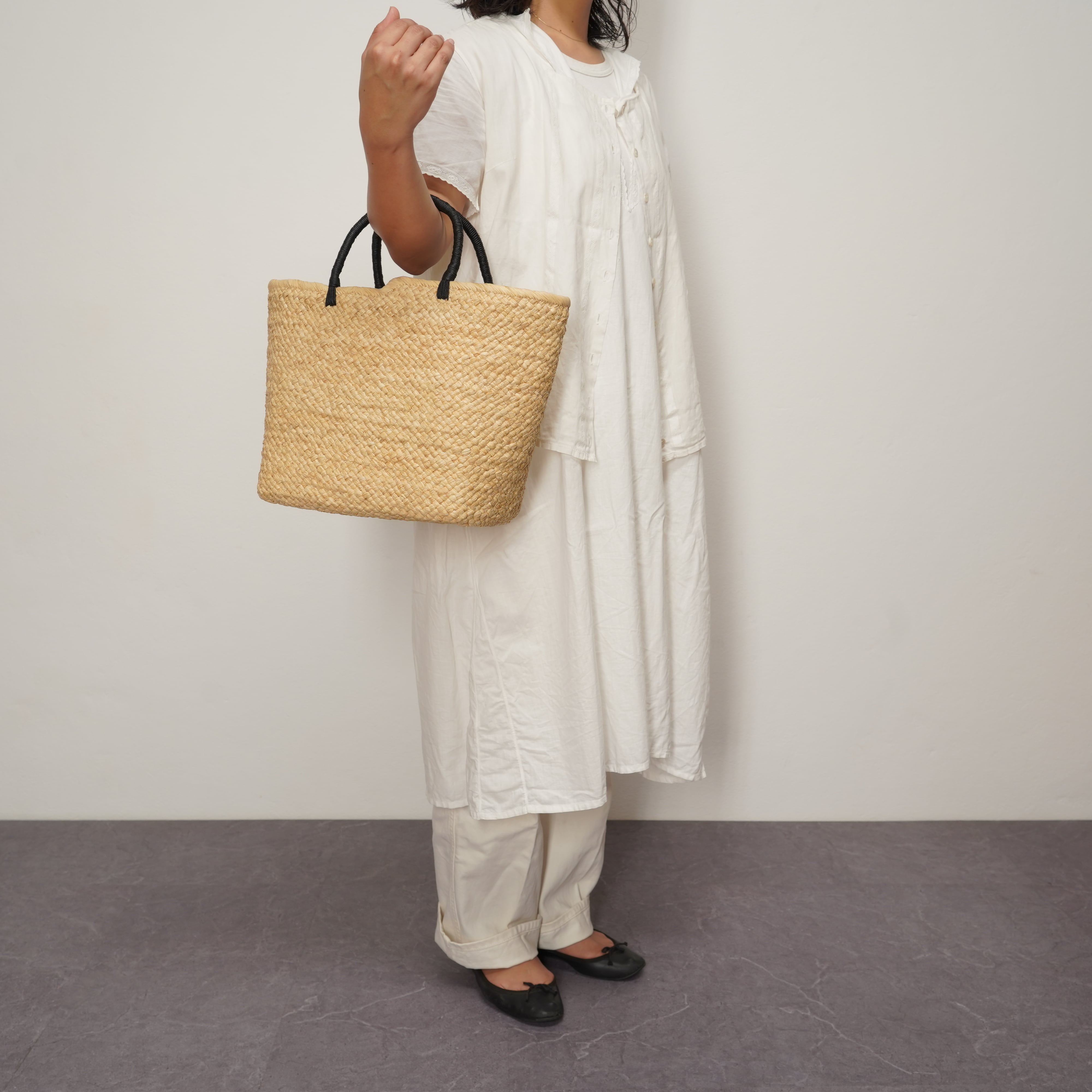 Marche Bag (M) - Color handle | AMPIANA