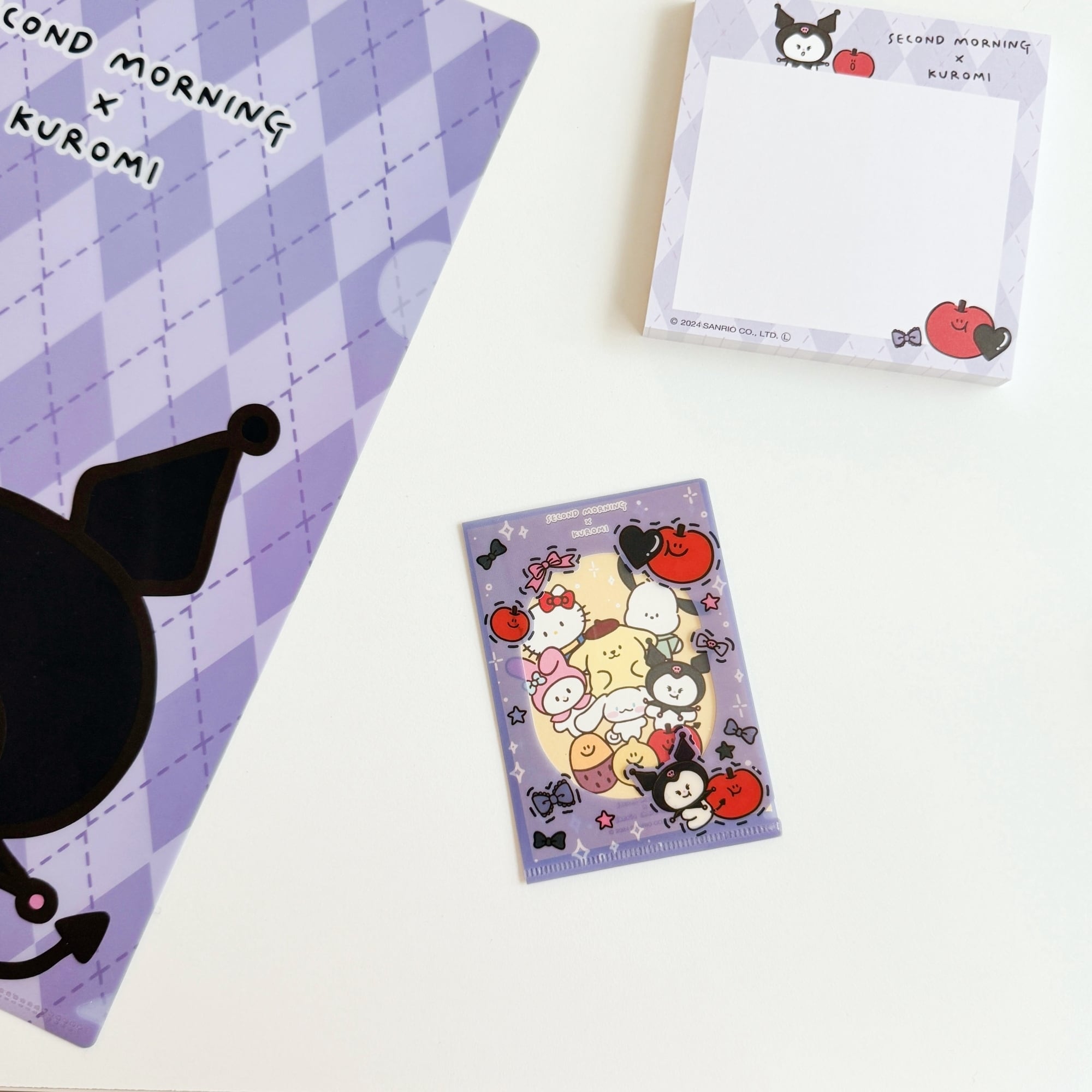 second morning × sanrio characters] フォトカード ホルダー セット