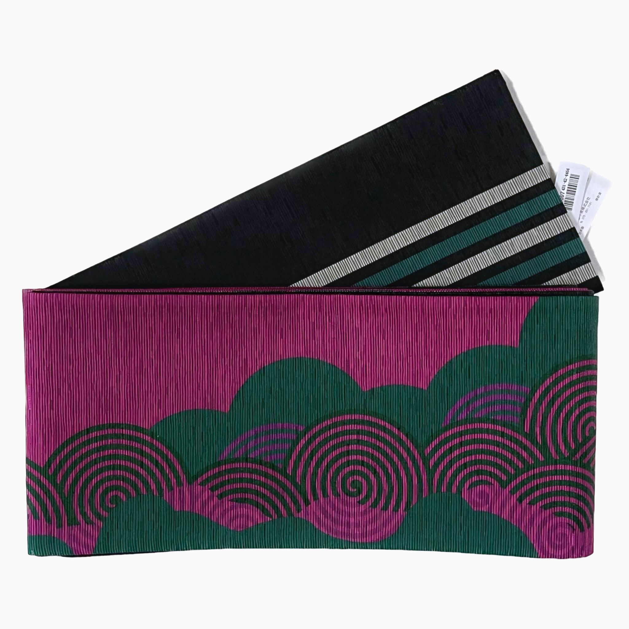 特選 袋帯 未使用 正絹 フォーマル 仕立て上がり 六通 帝王紫 植物文様  