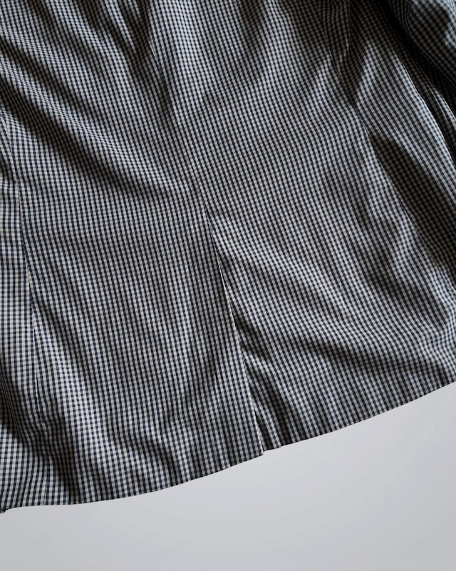 1980s ORVIS GINGHAM CHECK TAILORED JACKET