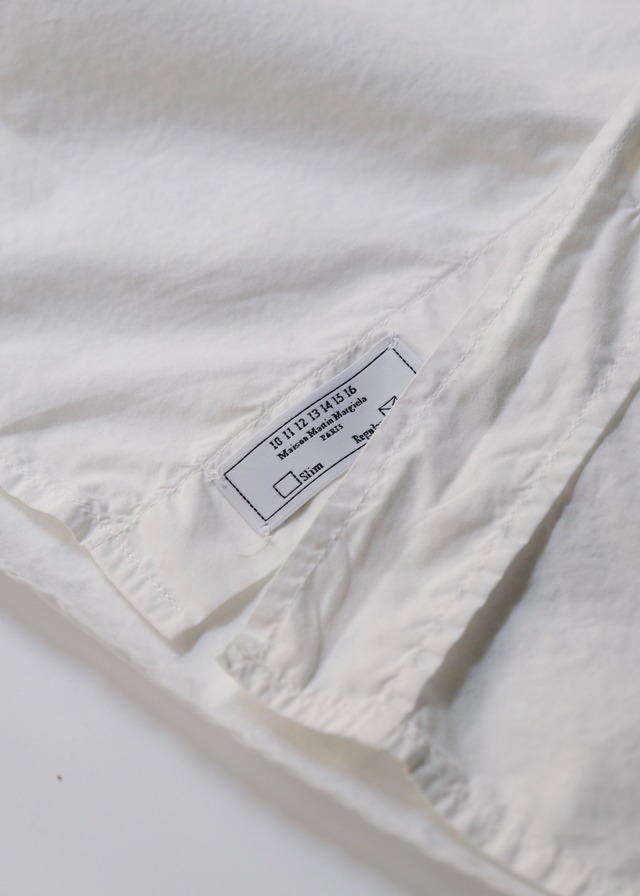 Martin Margiela 08SS regular collar cotton shirt