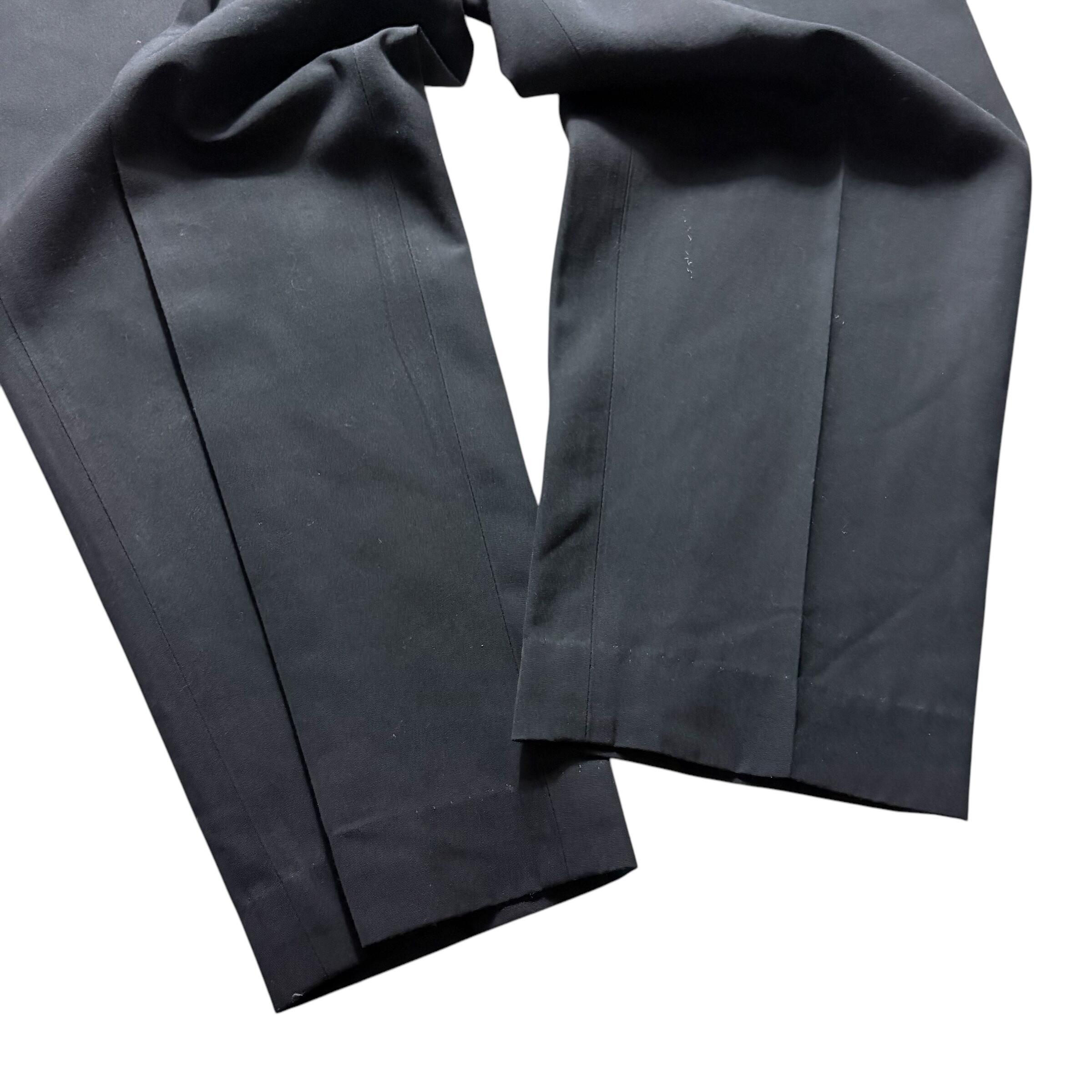 vintage 1960's black “KORATRON” slacks | NOIR ONLINE