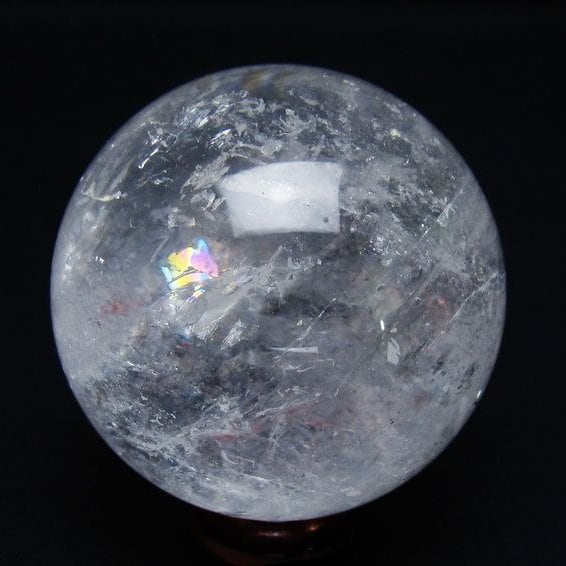 水晶 丸玉 57mm スフィア 置物 水晶玉 一点物 151-8945