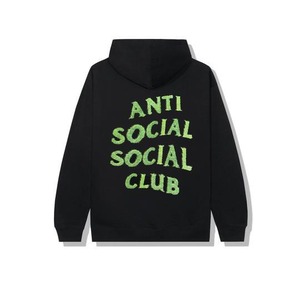 ANTI SOCIAL SOCIAL CLUB  THE HILLS BLACK HOODIE  BLACK