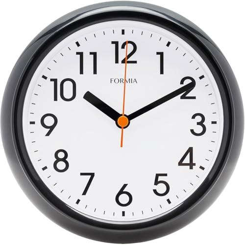 両面電波時計 両面時計 Morden Double Clock A5(BK) おしゃれな 低騷音