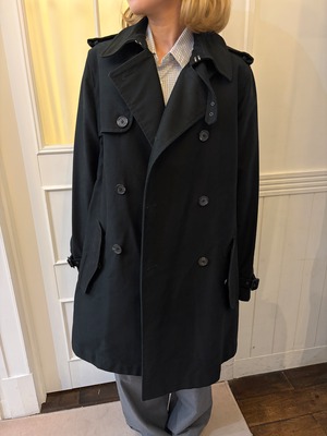 Ralph Lauren / vintage cropped double-breasted trench coat. (O)