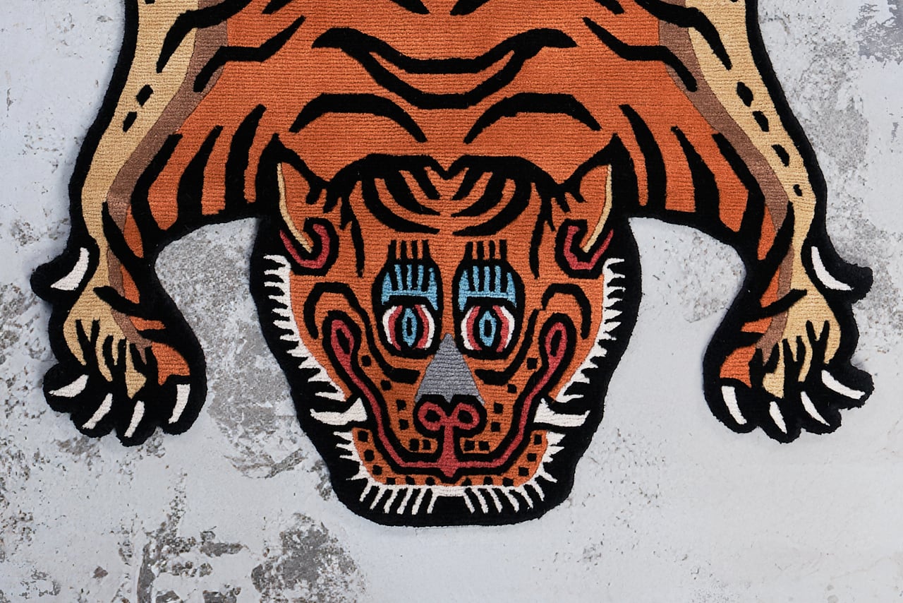 Tibetan Tiger Rug 《Mサイズ•ウール・オリジナル3・トラディショナル