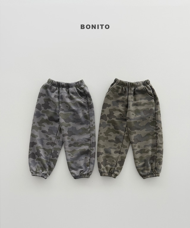 cloud camo jogger pants【BONITO】※9月中旬発送予定