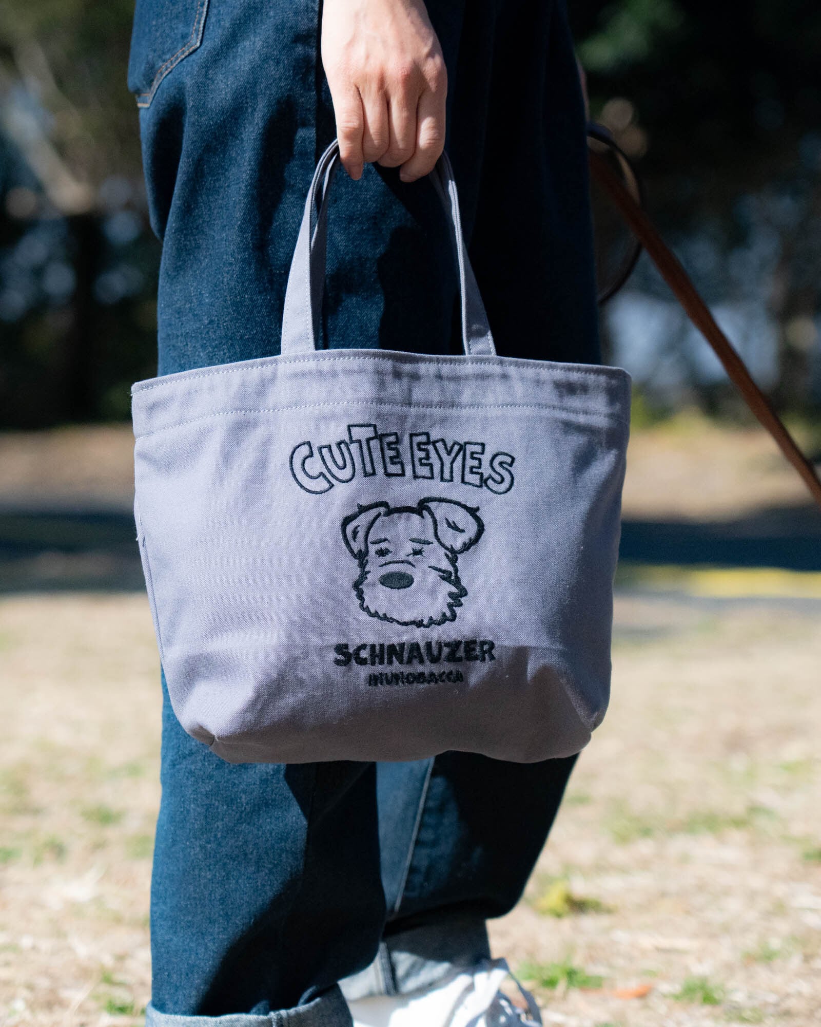 ミニトートバッグ「CUTEシリーズ」 刺繍 |inunobacca