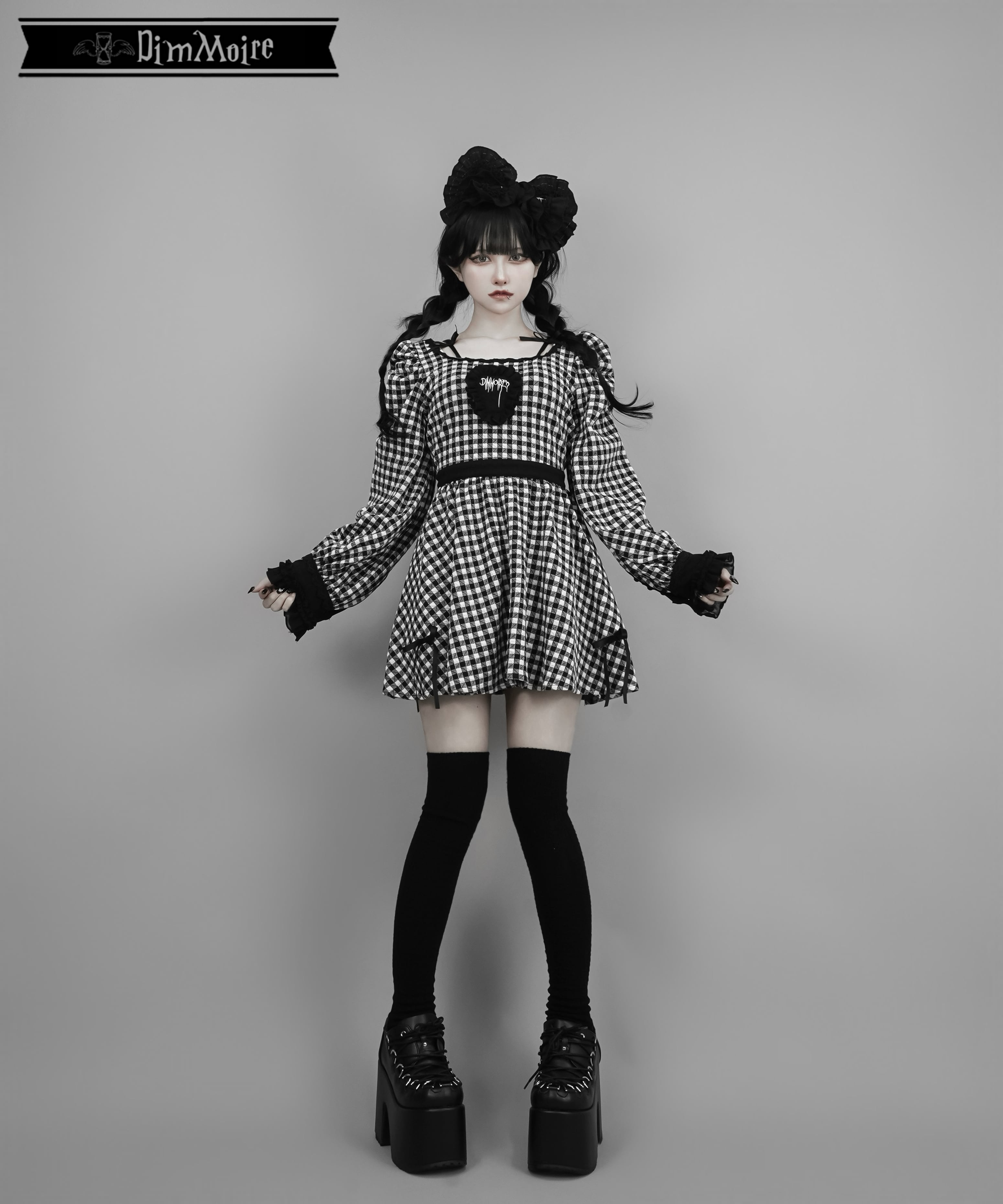 Coffin Dollミニワンピース【チェック】 | DimMoire 