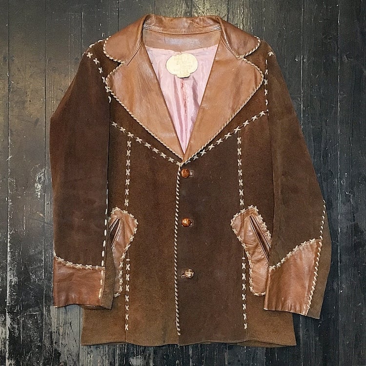 70's / North Beach Leather / Hand Crafted Leather Jacket Coat