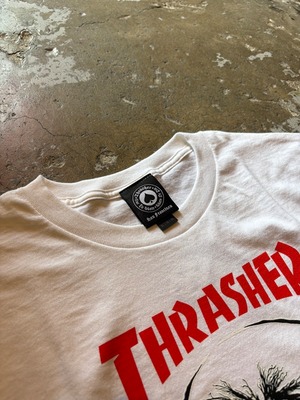 THRASHER / OUT LOW 2-TONE T SHIRT / Design by PUSHEAD / IMPORT