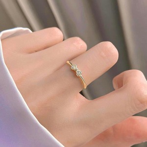 【NEW】S925蝶結び指輪　RING