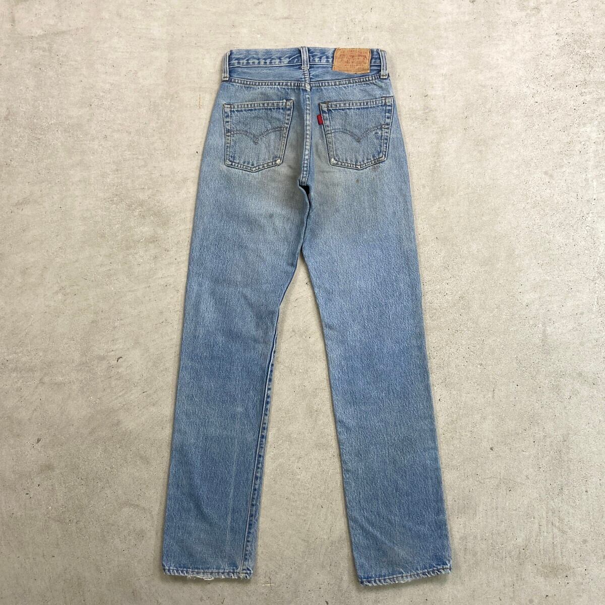 80年代 USA製 Levi's リーバイス 501 66後期 赤耳 移行期 ストレート