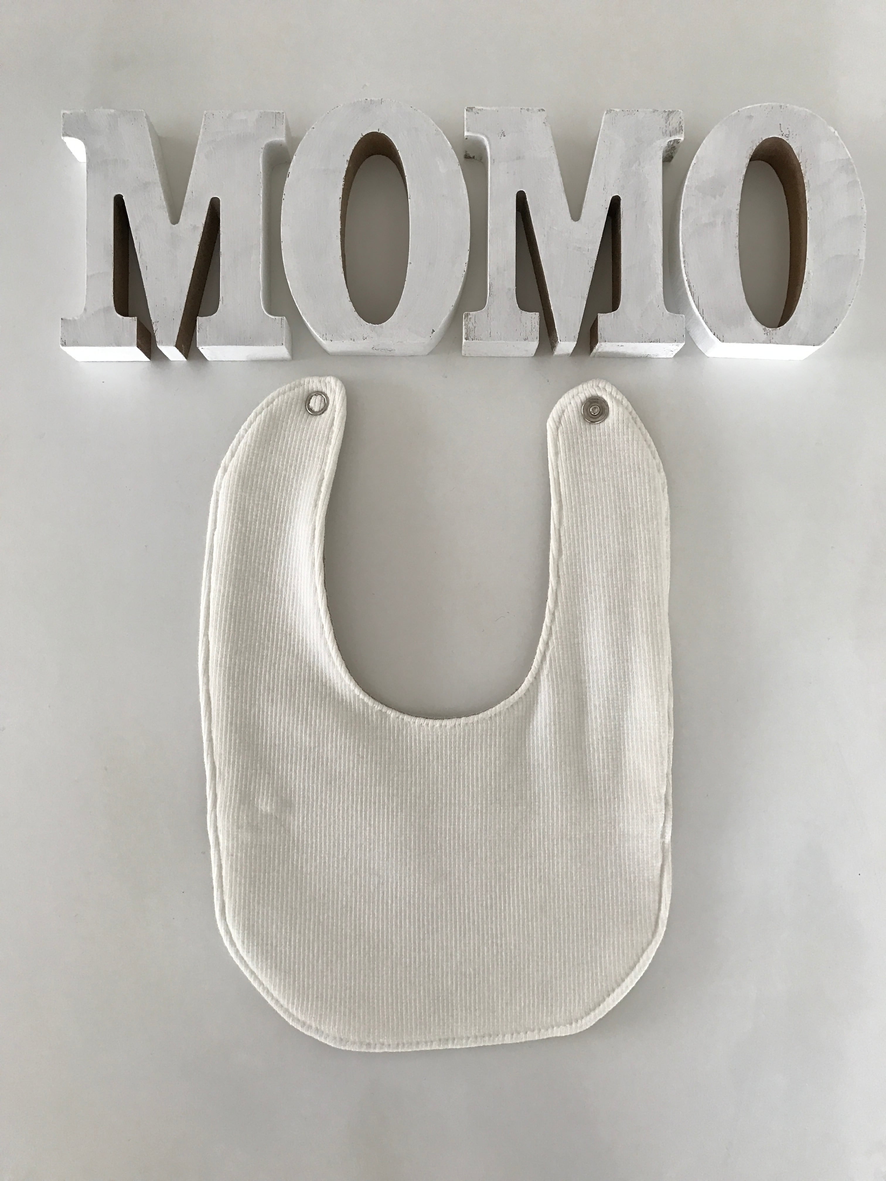 大きめリボンの花柄スタイ | ちょっとおしゃれなスタイのお店 MOMO