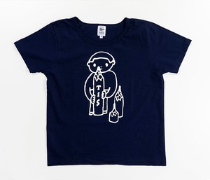 【久米繊維×TIS】オリジナルTシャツ　カラー：紺