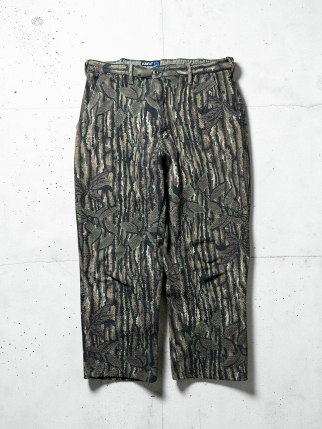 ［90s］Realtree Style Tree Bark Camouflage All Over Print Hunting Pants