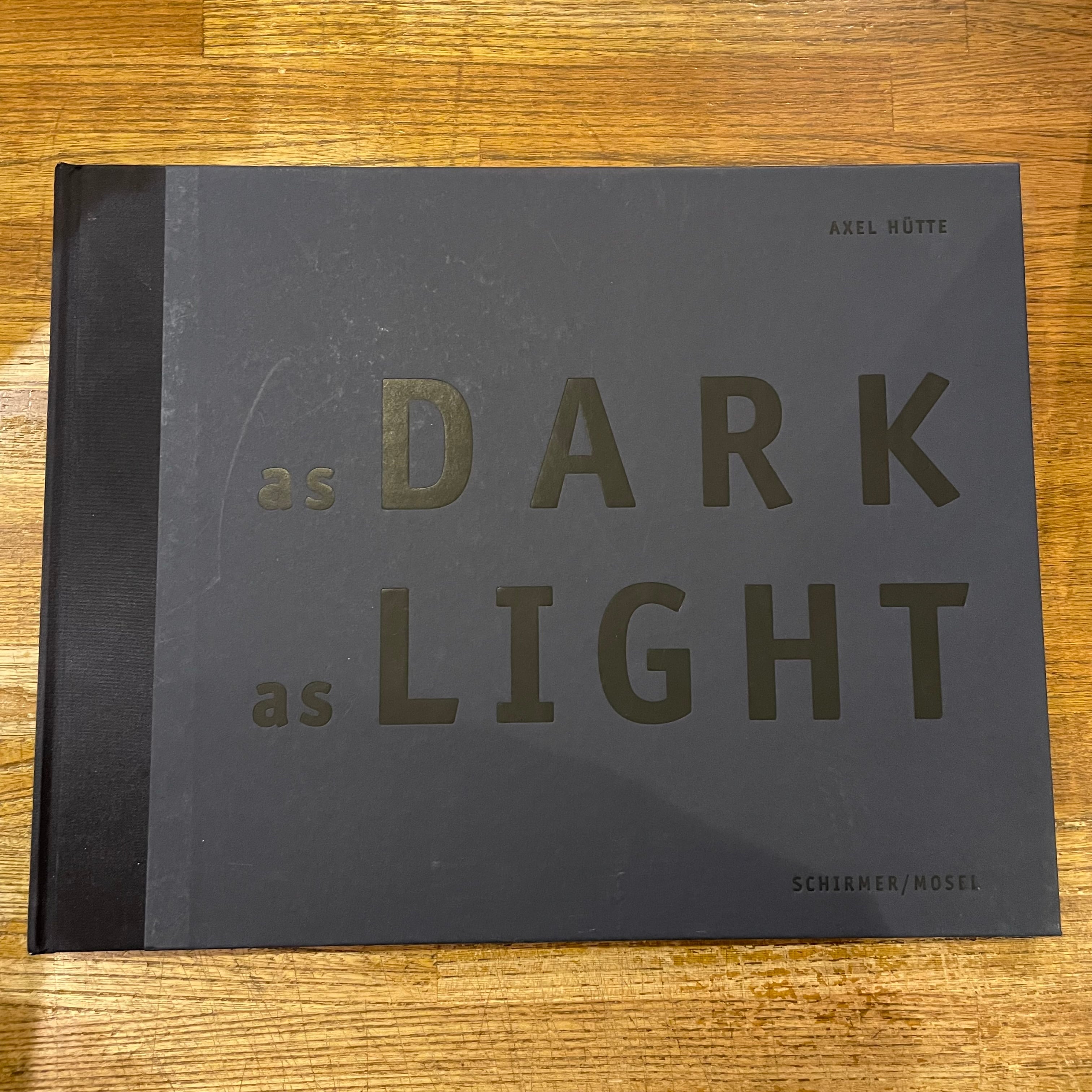 As Dark as Light / Axel Hutte ( アクセル・ヒュッテ ) | 百年