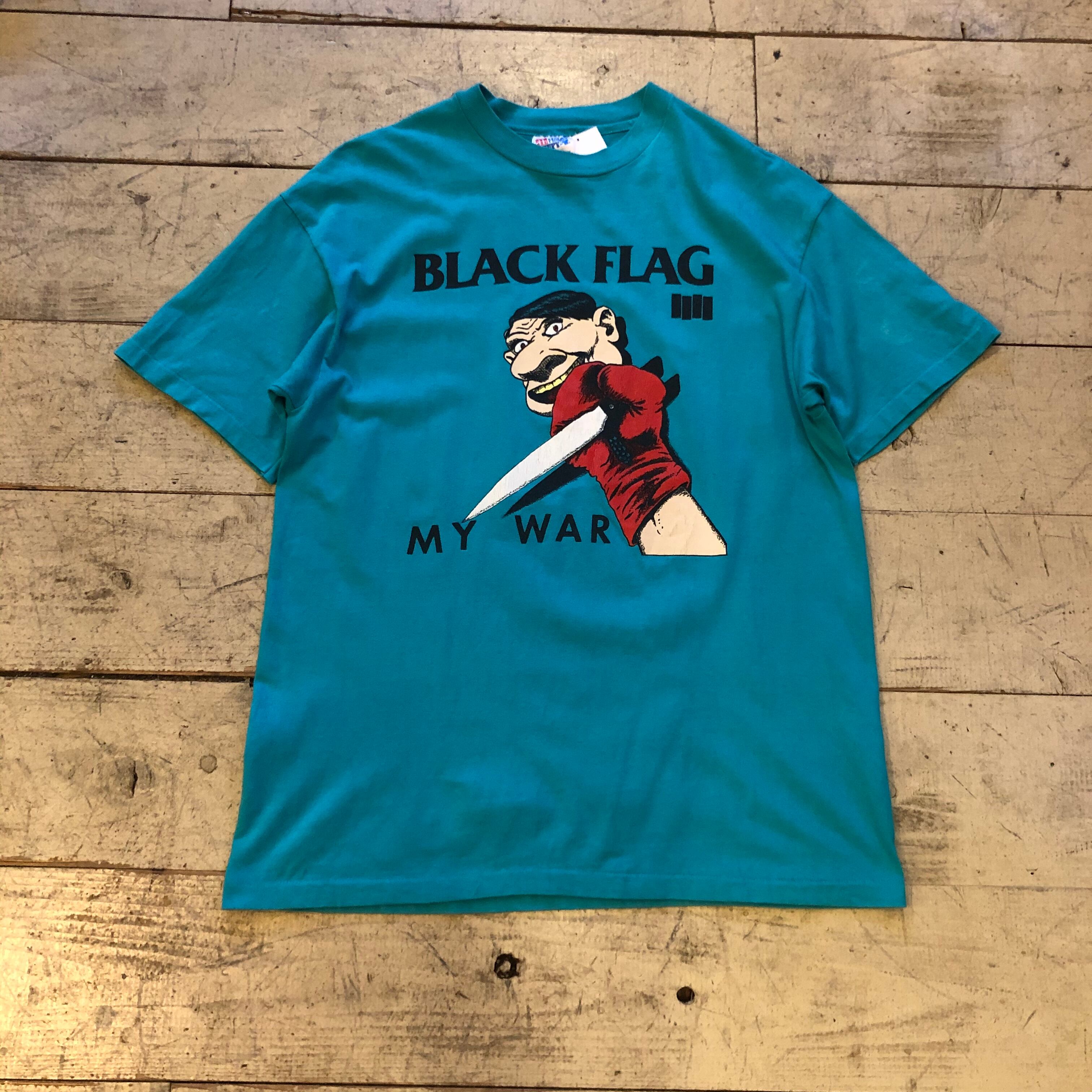 80s BLACK FLAG バンドTシャツ XL ブラックフラッグ punk