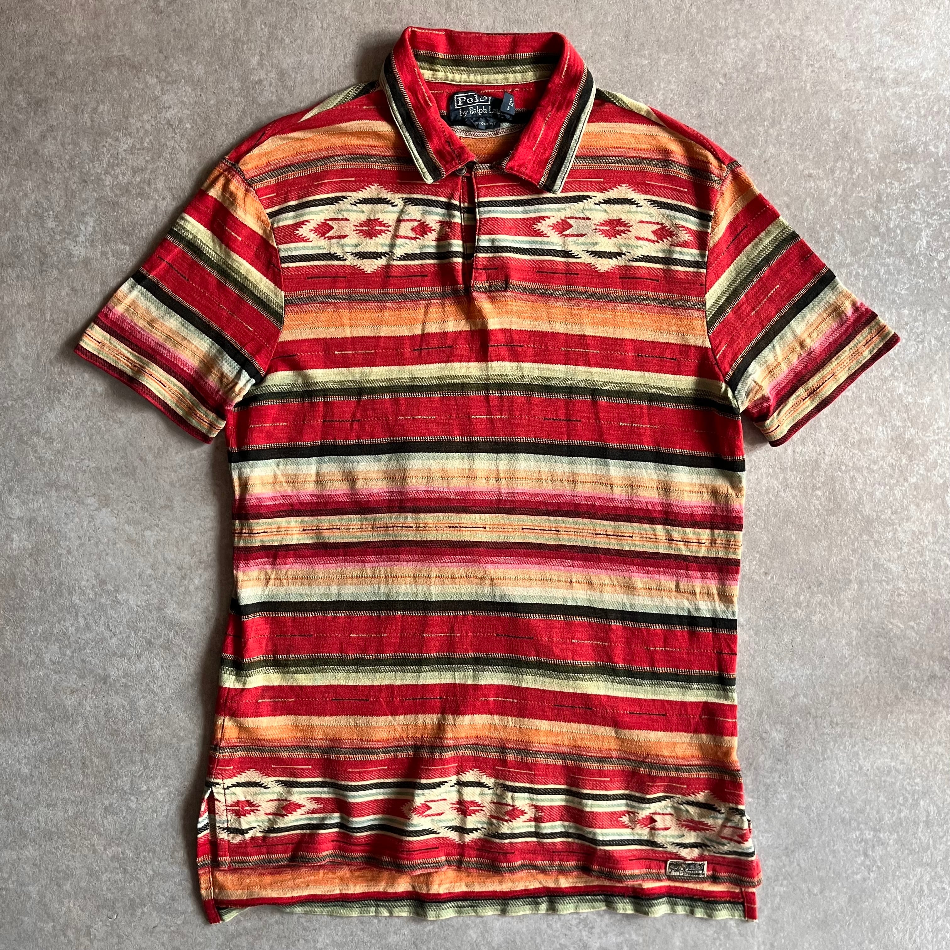 1990s~ Polo by Ralph Lauren S/S Native Pattern Polo Shirts