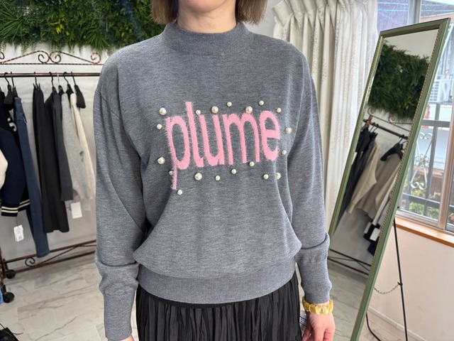 atelier six ロゴケーブルニットセーター　11256354