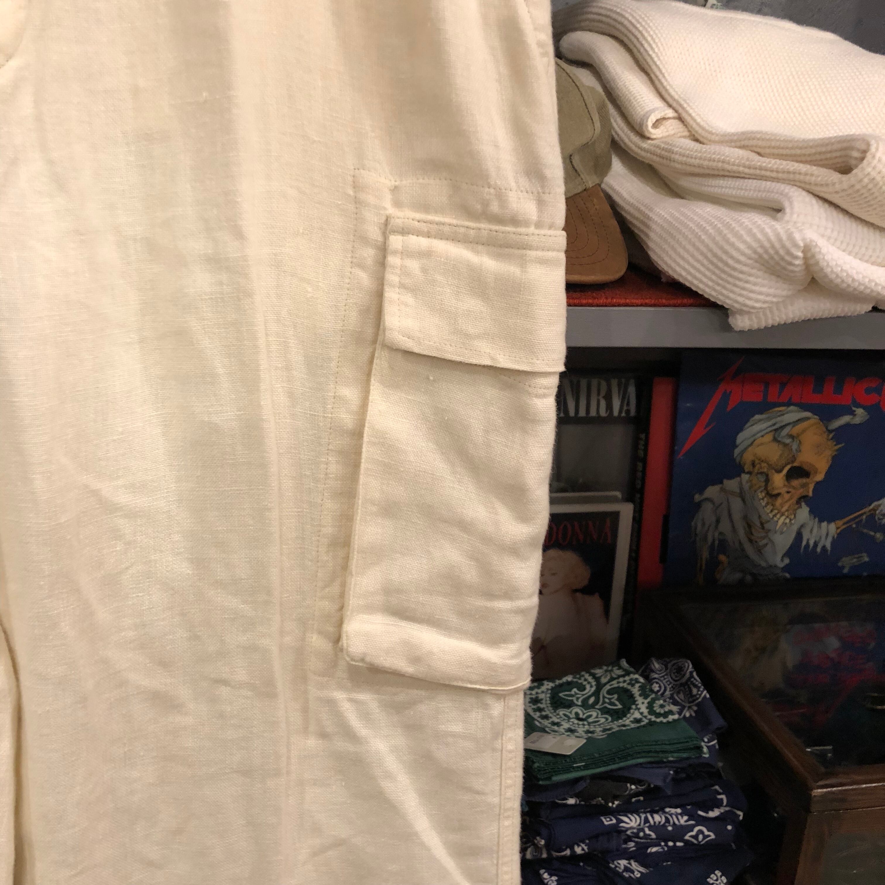 パンツ 90s RalphLauren linen cargopants 90s Polo by Ralph Lauren Linen Cargo Pants | VOSTOK