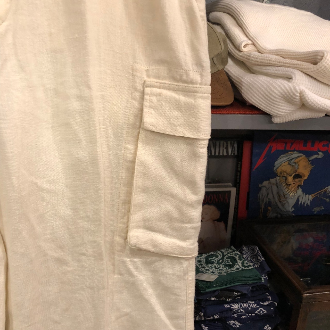 90s Polo by Ralph Lauren Linen Cargo Pants | VOSTOK