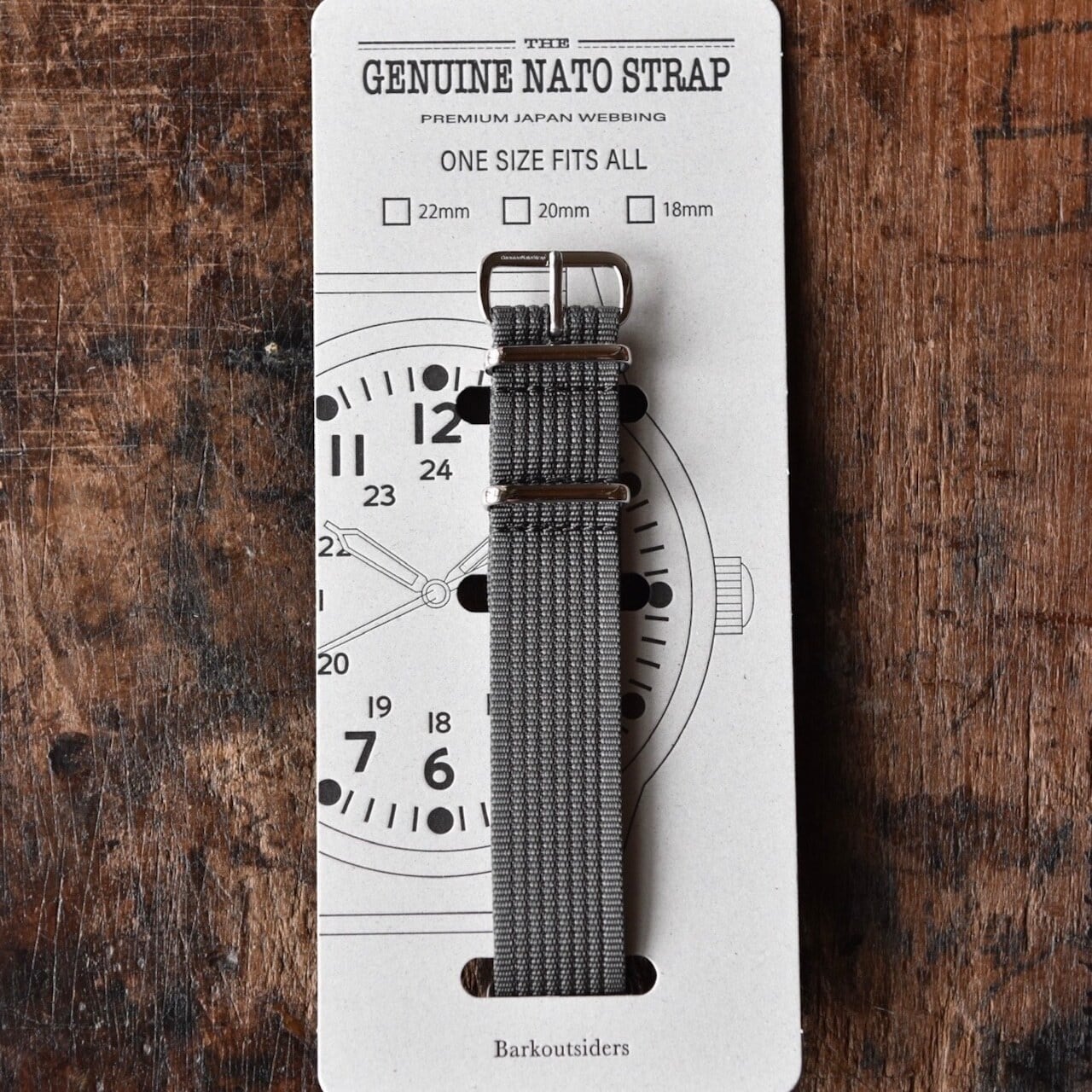 Bark Outsiders : Genuine NATO Strap® For Nylon / Coyote and Black