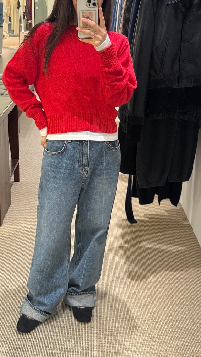 (予約) vegetable / Cabin wool knit 3color