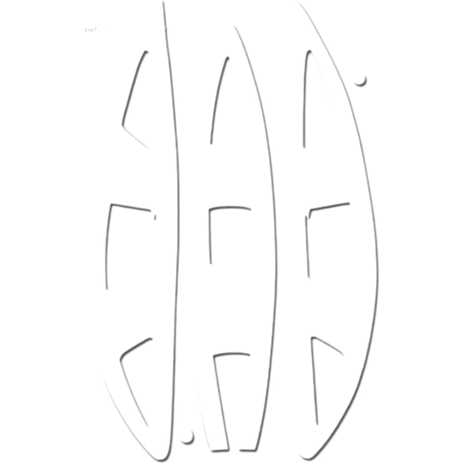 CPXR-CPVR ベントステッカー リアベントデカール ラクロス ヘルメット用 ホワイト