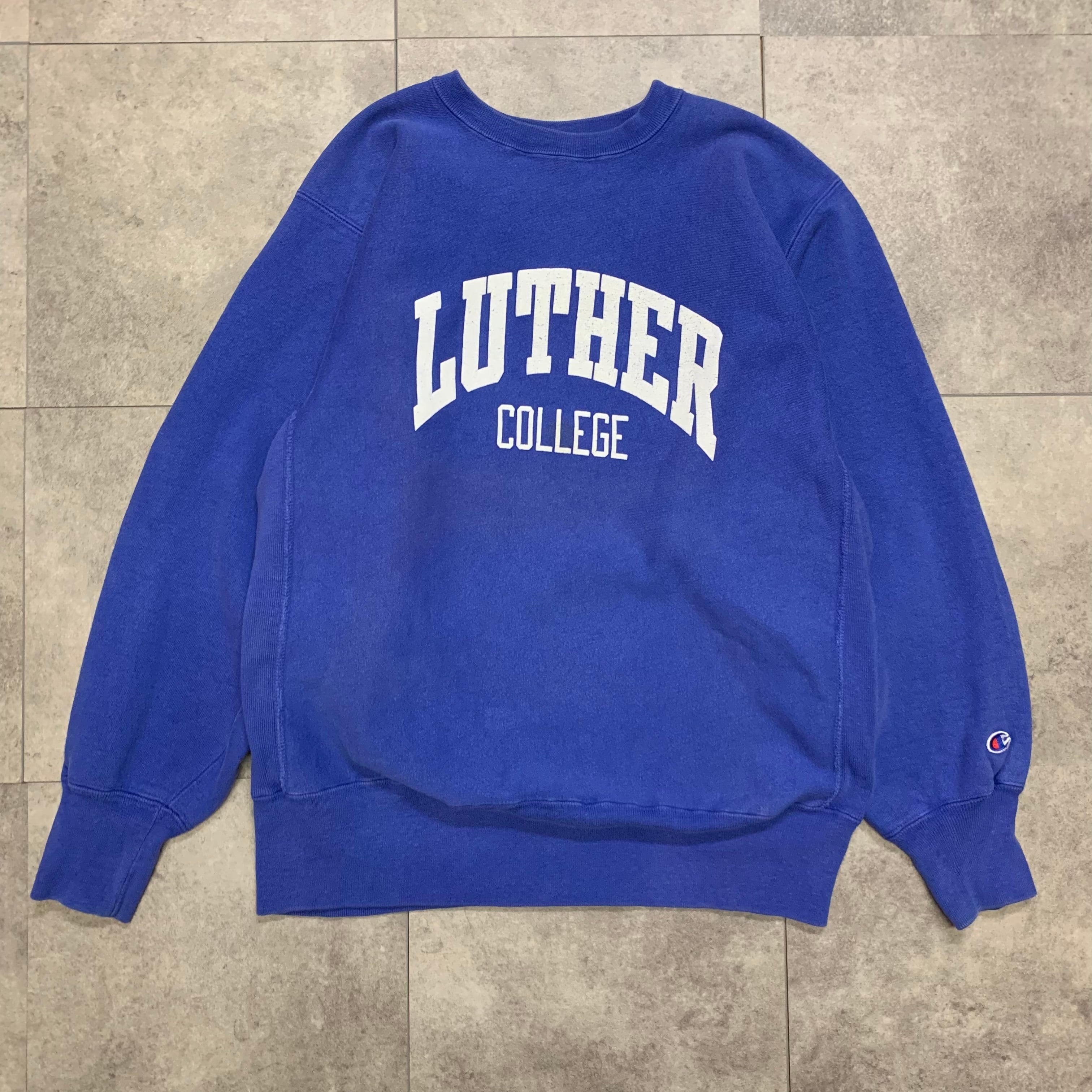 CHAMPION リバースウィーブ luther college navy XL