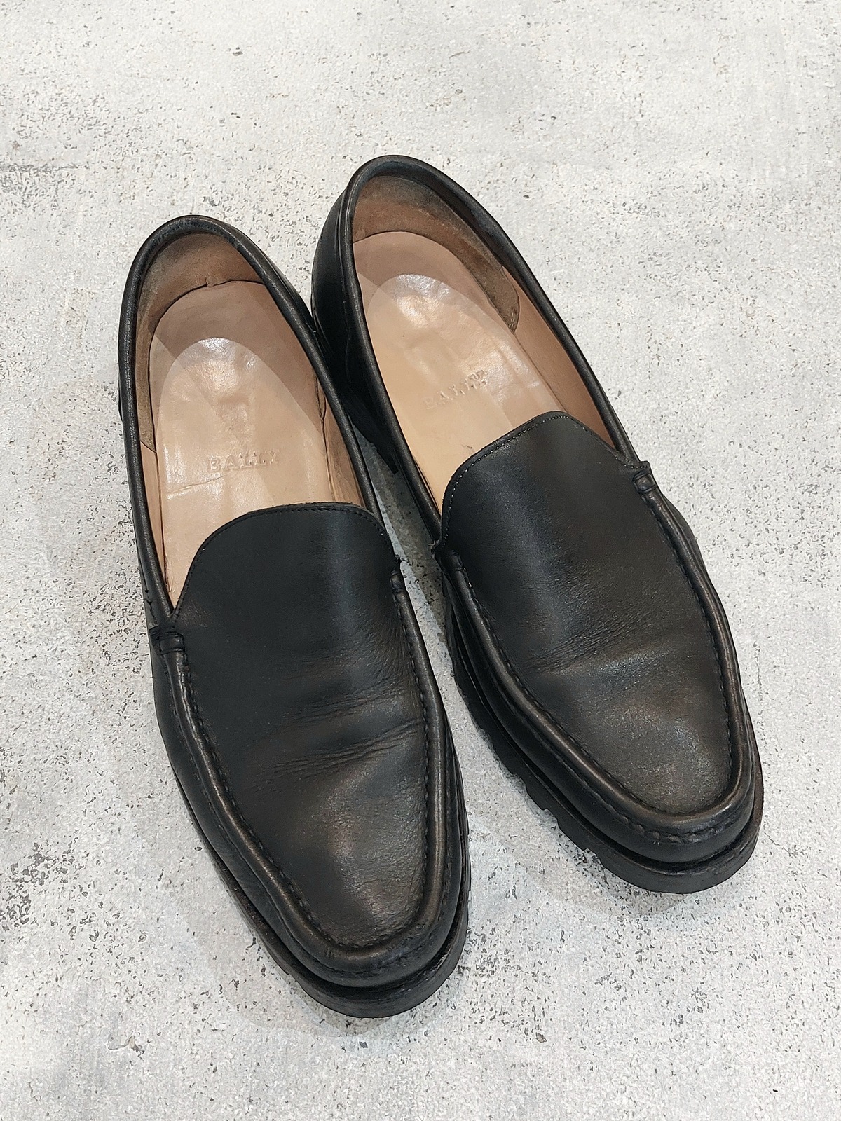 BALLY Leather loafers / Made in Italy[s-675]イタリア製 バリー 