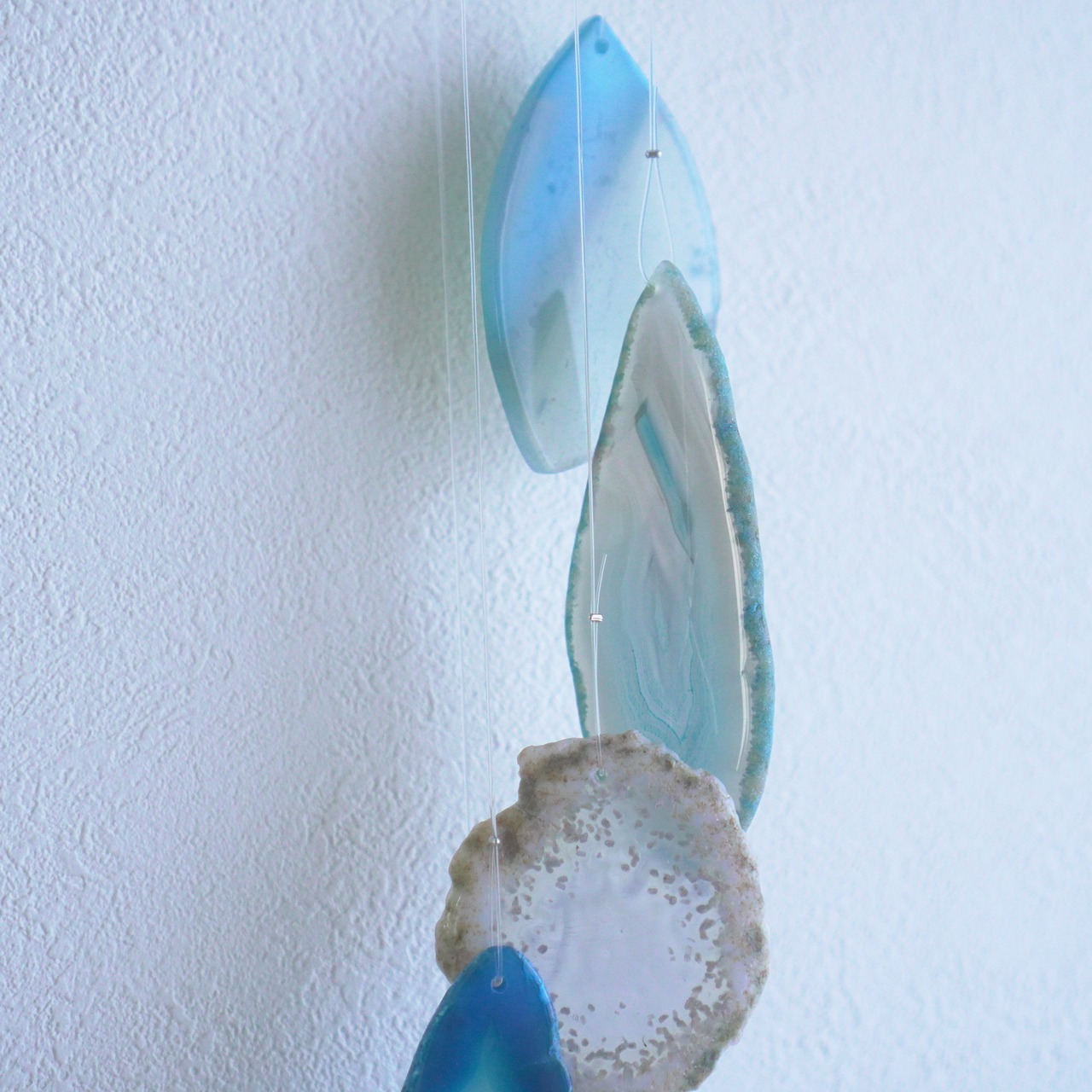 Water Lily - アゲートヒーリングチャイム / Agate Sun Catcher Wind Chime 291