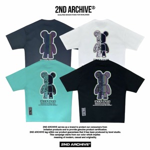 2ND027 2NDARCHIVE Tシャツ 韓国ファッション オーバーサイズ ユニセックス