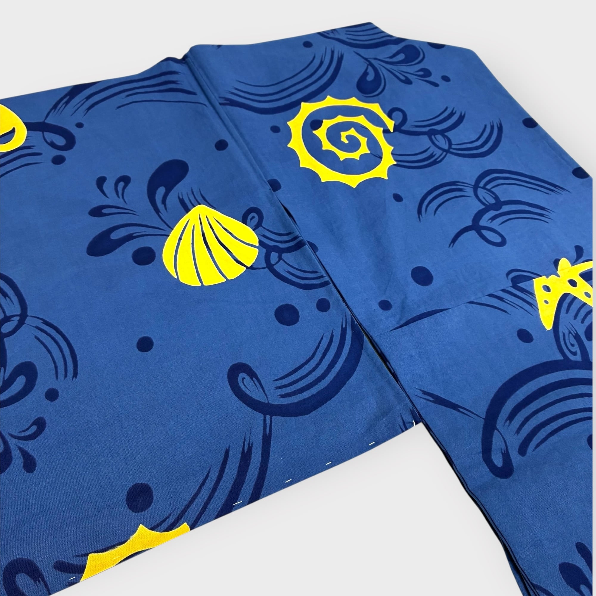 浴衣 竺仙 新品お仕立て品 青色系 マリン柄 | tresjeune -トゥレジュ
