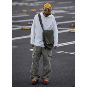 Smiley patch long sleeve tee 1053