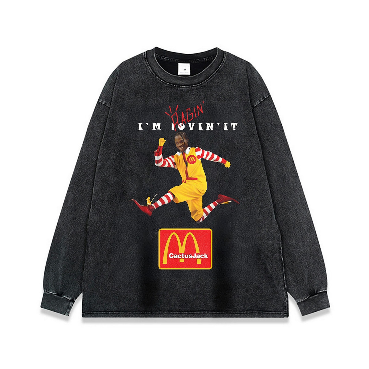 VINTAGE ストリート マクド Travis Tシャツ T1055