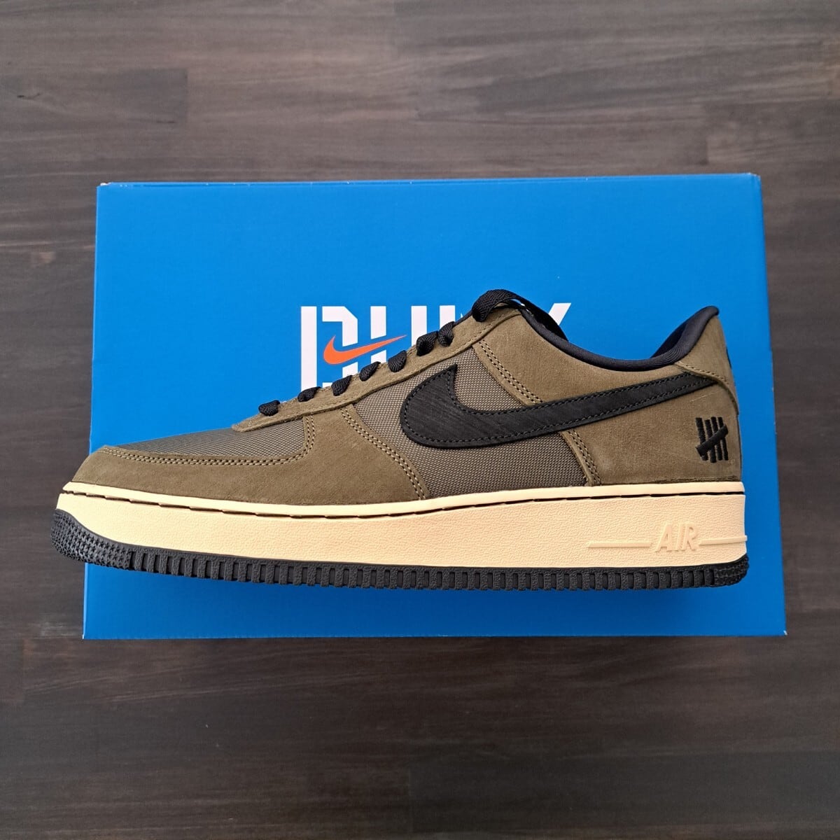 NIKE×UNDEFEATED AIR FORCE1 LOW SP "OLIVE" 28cm | re.stoc