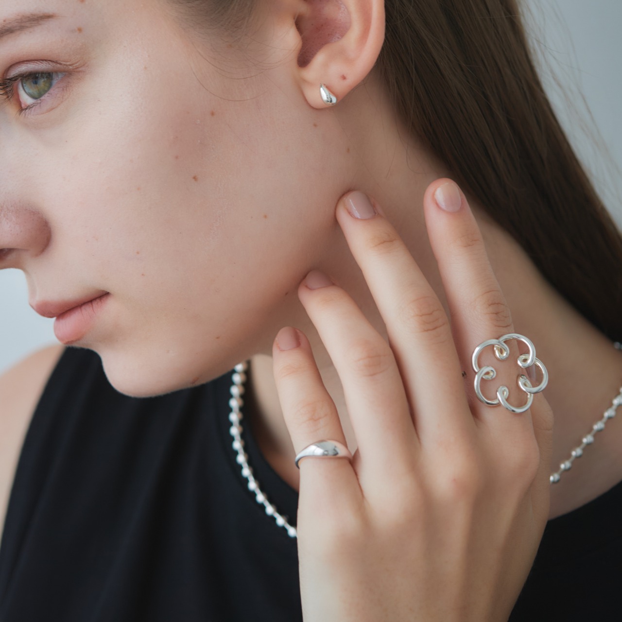 silver925 blossom ring R203